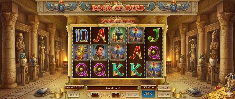 Book of Dead bonus features banner